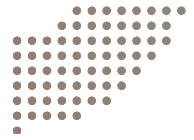 Motif circulaire décoratif de la section Nos métiers