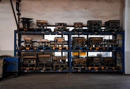Empreintes d'un moule d'injection multi-cavités